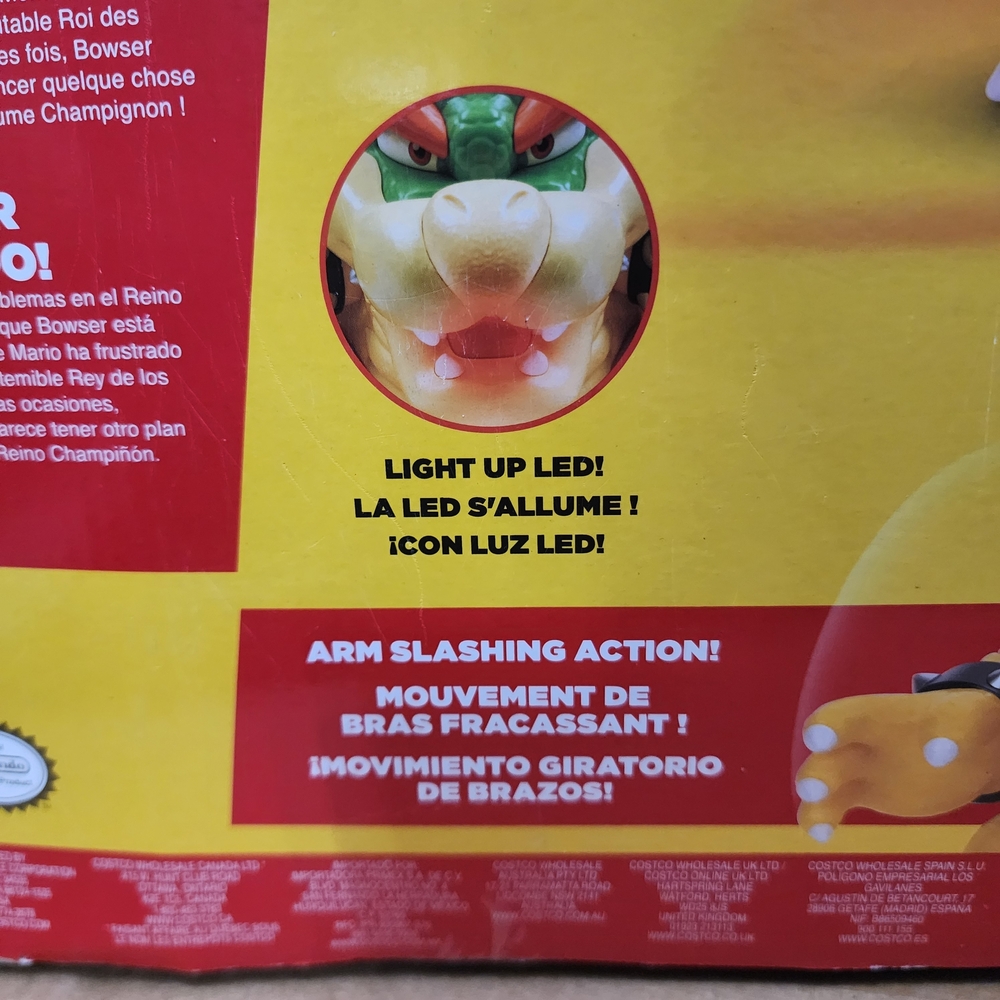 Super Mario Big Bad Bowser Action Figure NEW - Picture 13 of 16
